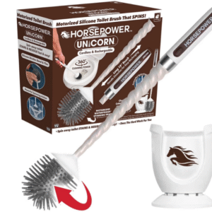 Motorized Toilet Brush with Powerful Spinning Action